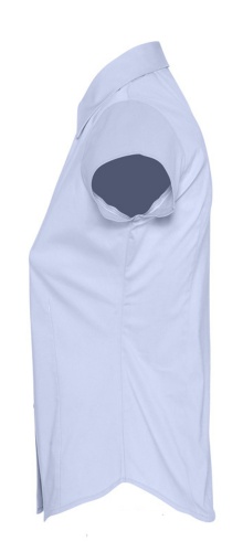 Рубашка женская с коротким рукавом Excess, голубая фото 3
