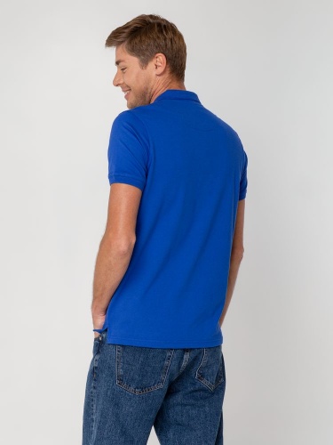 Рубашка поло мужская Virma Stretch, ярко-синяя (royal) фото 7