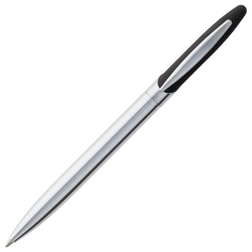 Ручка шариковая Dagger Soft Touch, черная фото 3