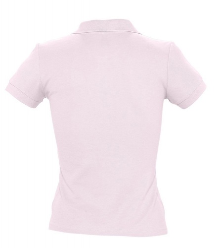 Рубашка поло женская People 210, нежно-розовая фото 2