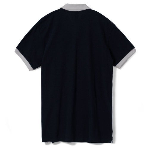 Рубашка поло Prince 190, черная с серым фото 2