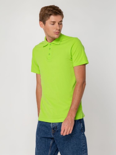Рубашка поло мужская Virma Light, зеленое яблоко фото 6