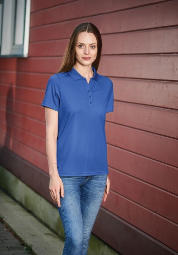 Рубашка поло женская Eclipse H2X-Dry, синяя фото 7