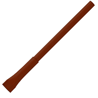 Бумажная ручка, коричневая