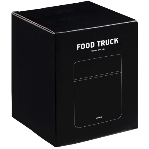 Термос для еды Food Truck, черный фото 4