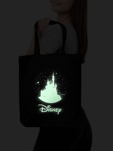Холщовая сумка Magic Castle Disney, черная фото 3