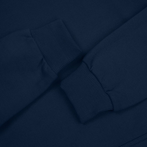 Толстовка с капюшоном Unit Kirenga Heavy, темно-синяя фото 4