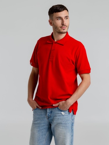 Рубашка поло мужская Virma Premium, красная фото 6