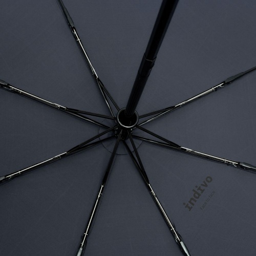 Складной зонт doubleDub, темно-синий фото 5