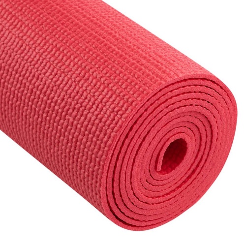 Коврик для йоги и фитнеса Slimbo, красный фото 2