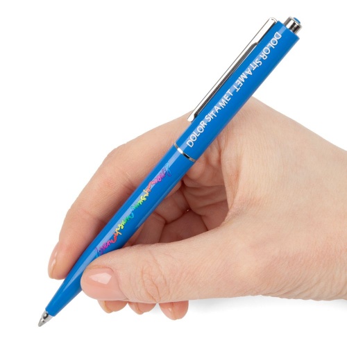 Ручка шариковая Senator Point, ver.2, синяя фото 4