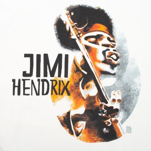 Футболка «Меламед. Jimi Hendrix», белая фото 3