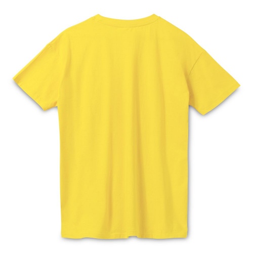 Футболка унисекс Regent 150, желтая (лимонная) фото 2