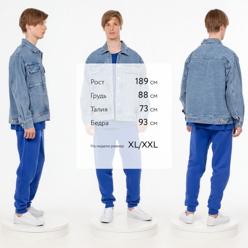 Куртка джинсовая O2, голубая фото 6