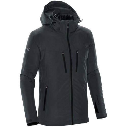 Куртка-трансформер мужская Matrix, серая с черным фото 2