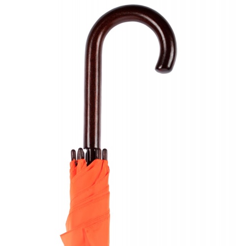 Зонт-трость Standard, оранжевый неон фото 4