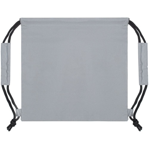 Детский рюкзак-мешок Manifest из светоотражающей ткани, серый фото 3
