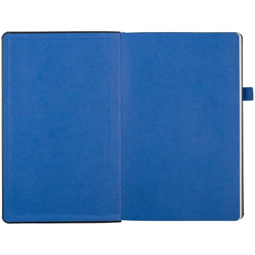 Ежедневник Ton, недатированный, черный с синим фото 4