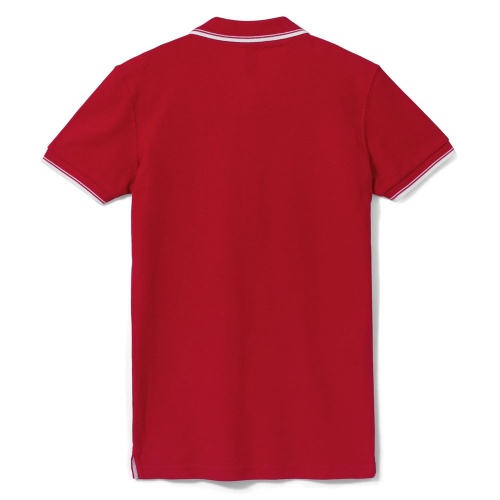 Рубашка поло женская Practice Women 270, красная с белым фото 2