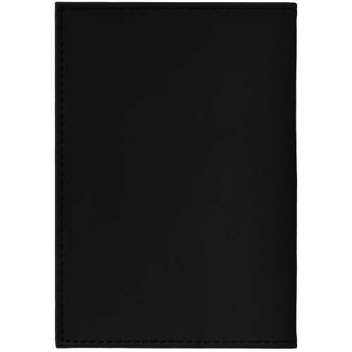 Обложка для паспорта Shall, черная фото 2