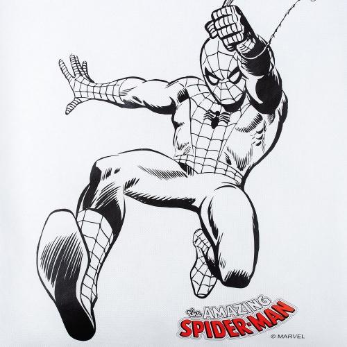 Рюкзак-раскраска с мелками Spider-Man, белый фото 3