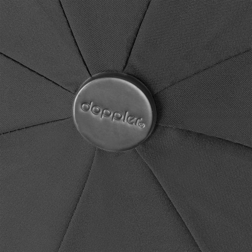 Зонт складной Carbonsteel Magic, черный фото 3