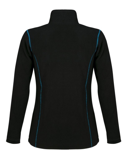 Куртка женская Nova Women 200, черная с ярко-голубым фото 2