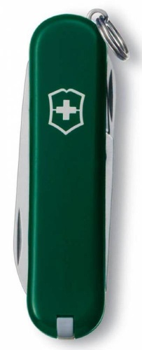 Нож-брелок Classic 58 с отверткой, зеленый фото 2