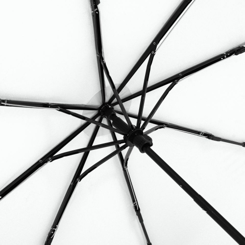 Зонт складной OkoBrella, белый фото 3