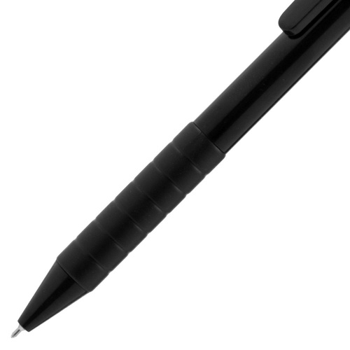 Ручка шариковая Easy Grip, черная фото 4