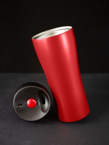 Термостакан Solingen, вакуумный, герметичный, красный фото 5