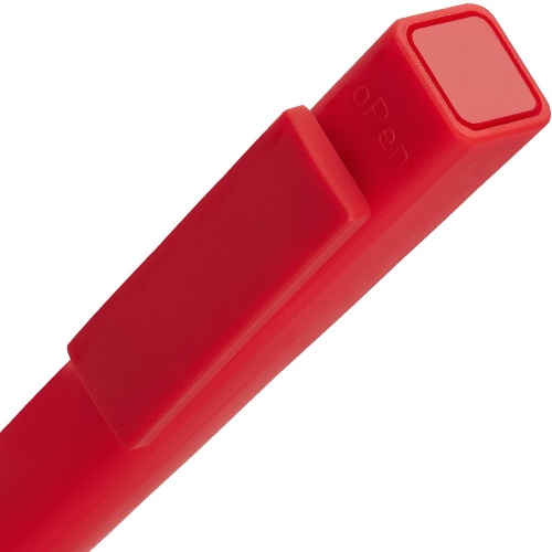 Ручка шариковая Swiper SQ Soft Touch, красная фото 4