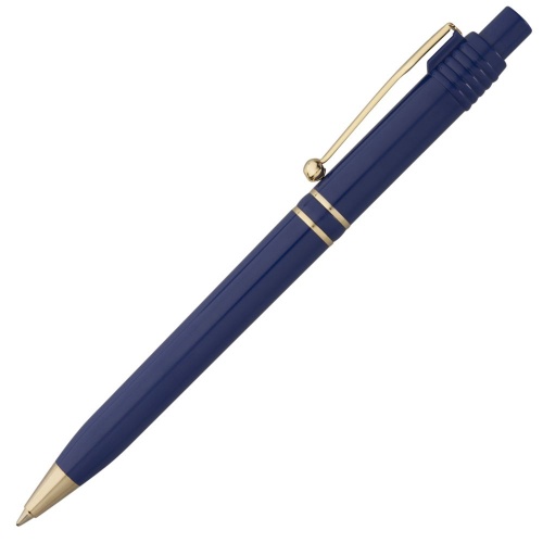 Ручка шариковая Raja Gold, синяя фото 2