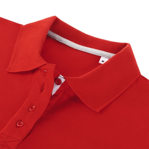 Рубашка поло женская Virma Premium Lady, красная фото 3