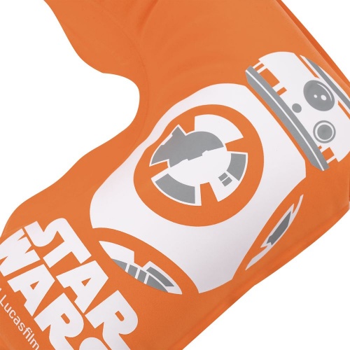 Надувная подушка под шею BB-8 Droid в чехле, оранжевая фото 3