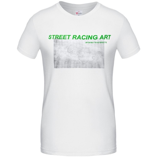 Футболка Street Racing Art, белая фото 2