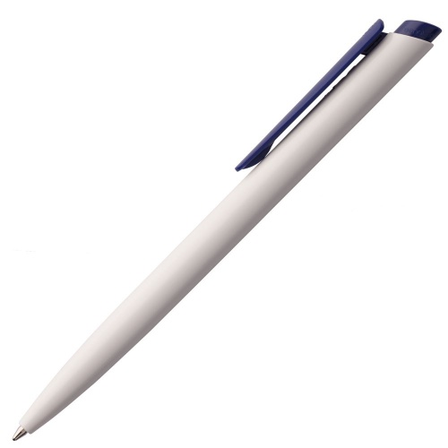 Ручка шариковая Senator Dart Polished, бело-синяя фото 2