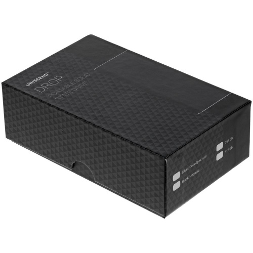Портативный внешний диск SSD Uniscend Drop, 256 Гб, черный фото 9