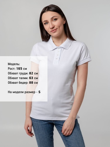 Рубашка поло женская Virma Premium Lady, белая фото 5