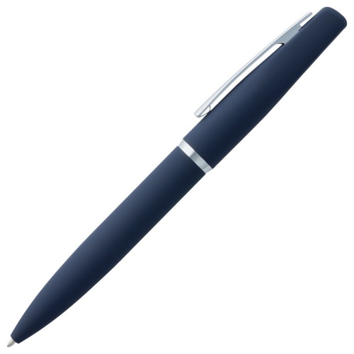 Ручка шариковая Bolt Soft Touch, синяя фото 2