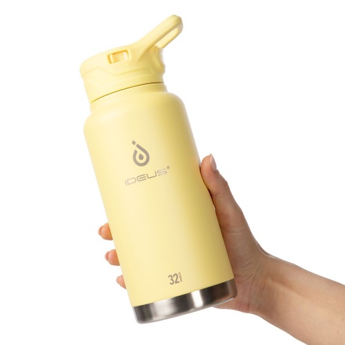 Термобутылка Fujisan XL, желтая фото 15