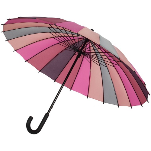 Зонт-трость «Спектр», розовый фото 2