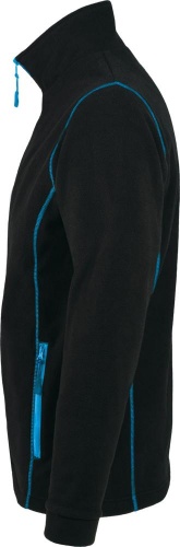 Куртка мужская Nova Men 200, черная с ярко-голубым фото 3