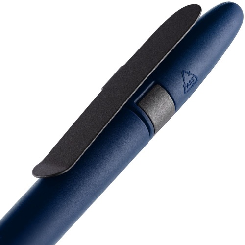 Ручка шариковая Prodir DS5 TSM Metal Clip, синяя с серым фото 6