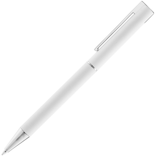 Ручка шариковая Blade Soft Touch, белая фото 3
