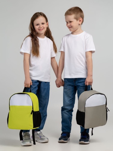 Детский рюкзак Comfit, белый с зеленым яблоком фото 8