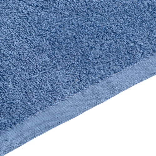 Полотенце махровое «Кронос», среднее, синее (дельфинное) фото 3