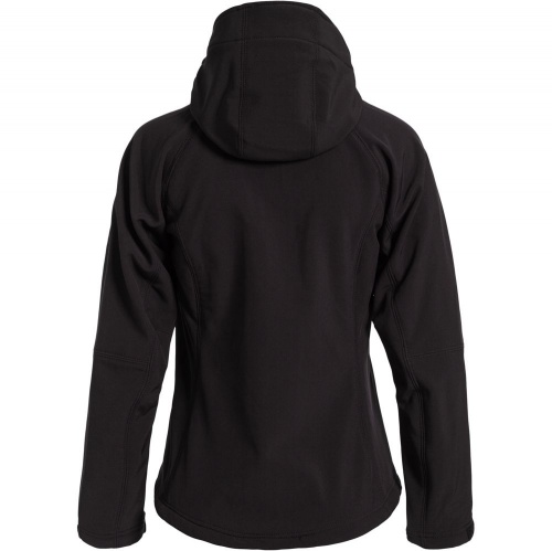 Куртка женская Hooded Softshell черная фото 3