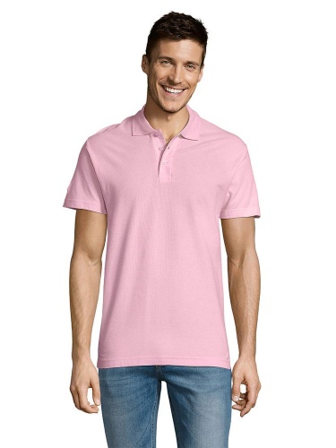 Рубашка поло мужская Summer 170, розовая фото 4
