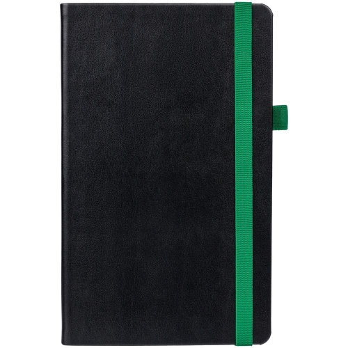 Ежедневник Ton, недатированный, ver. 1, черный с зеленым фото 2